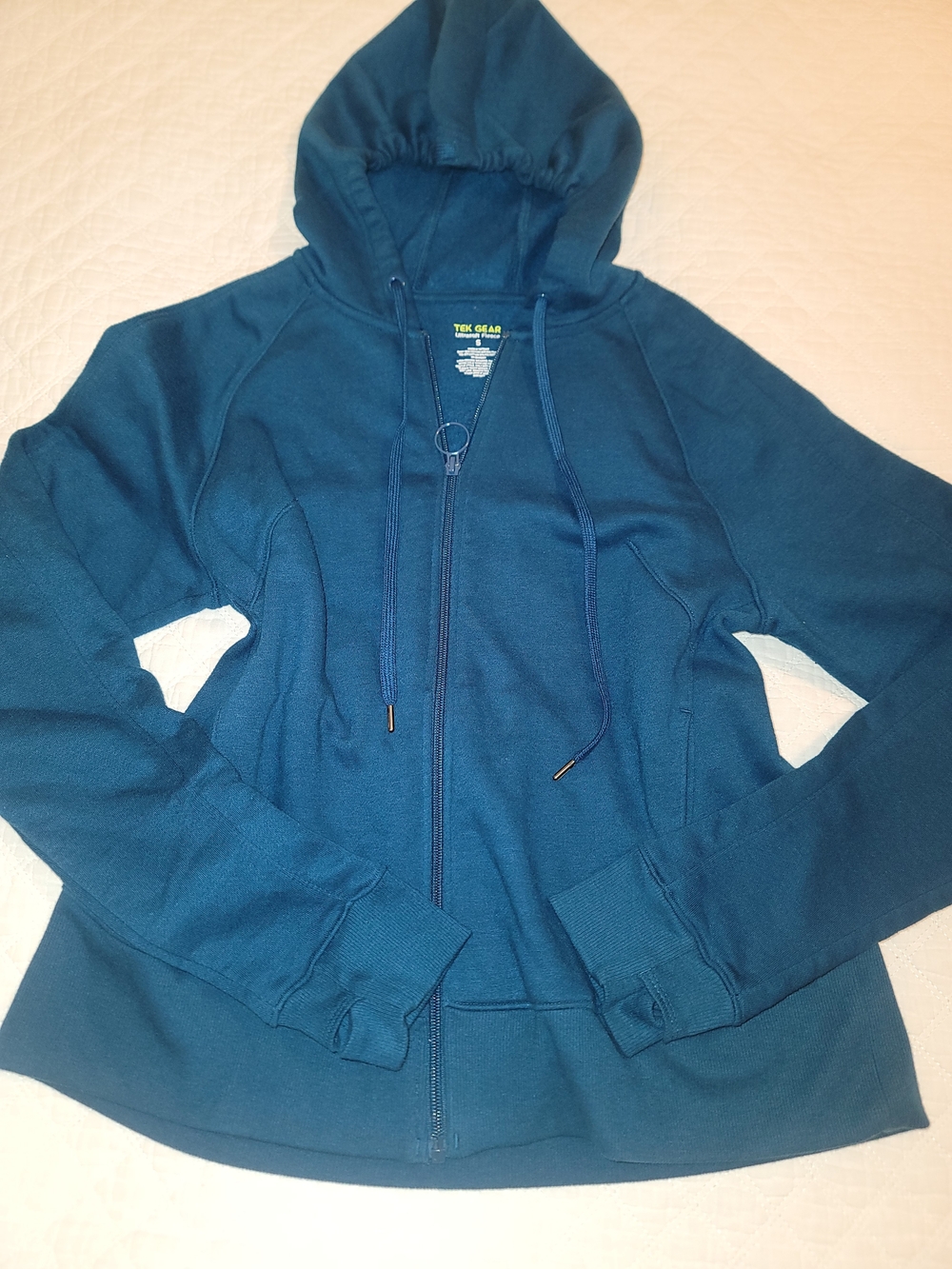 Tek Gear Women’s Teal Full-Zip Hoodie Jacket
